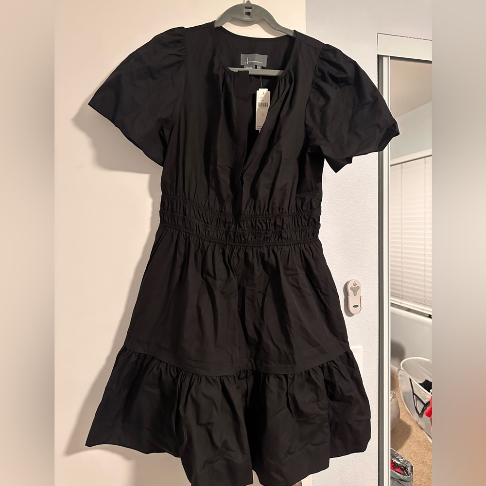 Anthropologie Somerset Mini Black Dress